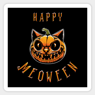 Happy Halloween or Happy Meoween? Sticker